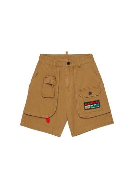 Bermuda con logo DSQUARED2 JUNIOR | DQ3205 D0AGJDQ730